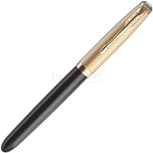 Ручка перьевая Parker 51 Premium, Black GT (Перо F) 2123511